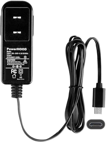 5V AC/DC Adapter Compatible with Nooie 360 Cam IPC100 360 Cam 2 1080P Baby Monitor Indoor WiFi Pet Camera 360-degree IP Camera 5VDC Micro USB Power Supply Cord Charger Cable PSU Mains image 3
