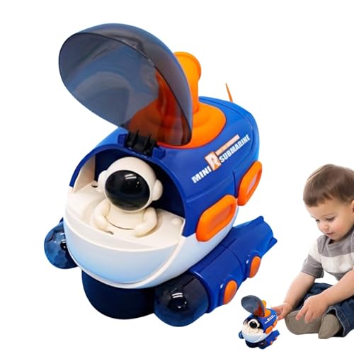 Coche de avión eléctrico para niños, Coche de avión de juguete - Juguete de simulación de avión eléctrico ligero y musical,El agua flotante del astronauta juega modelos de aviones eléctricos de más de