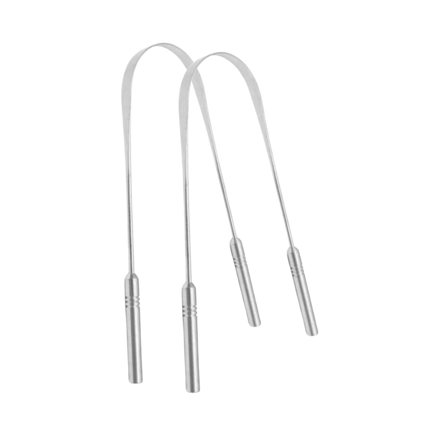 Mayatra’s Stainless Steel Tongue Scraper – Reusable Oral Care Tools – Ergonomic Grip – Durable & Eco-Friendly Hygiene Accessory (Pack of 2)