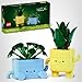 LEGO Botanicals Happy Plants Building Toy for Kids, Girls, and Boys 9+ - Playroom Decor for Desk or Shelf - Birthday Gift Idea for Young Gardeners - Artificial Indoor Plant for Play & Display - 10349