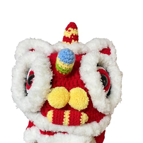 Lion Dance Headgear for Cold Weather with Ear Coverage3