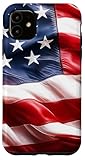 Drapeau américain agitant Le 4 Juillet agitant Le Drapeau américain Coque pour iPhone 11