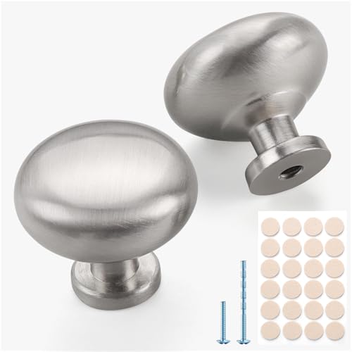 Gzzvo 10 Pack Cabinet Knobs for Drawers and Dressers,Brushed Satin