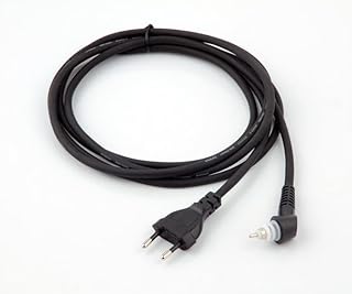 VRCT 2 Pin Euro to Angle Swivel Cord 360 Degree Swivel Plug Power Cord for Hair Flat Iron Dryer Straightener