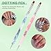 HiLemon Nail Brushes Set, 6PCS Nail Art Brushes for Nail Design Brush Painting Gel Nail Brush for Nail Extension Liner Dotting Tools