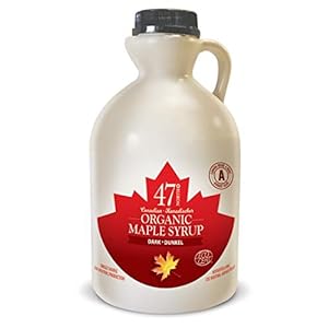 47 North Canadian Organic Maple Syrup, Single Source, Grade A, Dark Robust, 1000ml