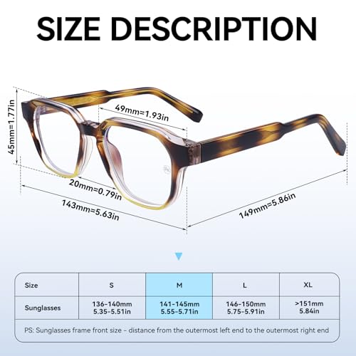 Image of Dollger Blue Light Glasses for Women Men Computer Glasses Square Blue Light Blocking Glasses