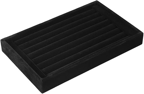 指輪収納ケース リングトレイ ジュエリートレイ アクセサリートレイ 小物入れ ジュエリー収納 コレクション・ディスプレイ 選べるカラー (ブラック)