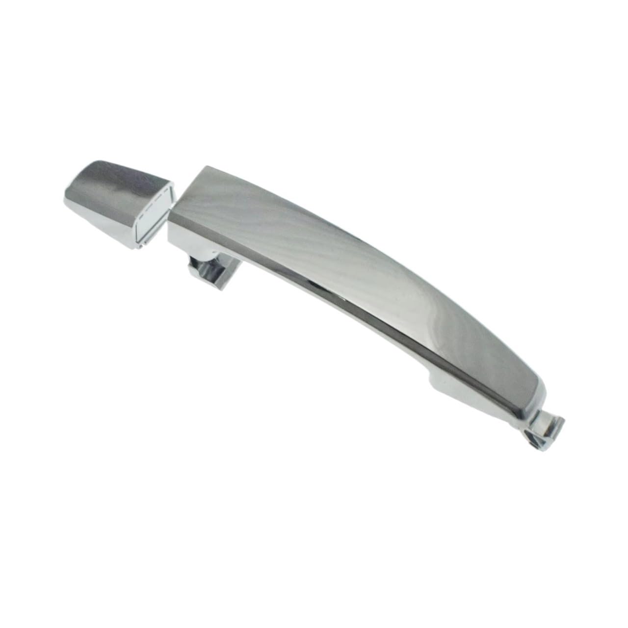 RAtsch Car Side Exterior Door Handle Outside Exterior Door Handles Chrome w/Keyhole Front Rear Left Right for Chevy for Aveo for Captiva 96468266 96468306 96468280 96468254(1 pc No Keyhole)