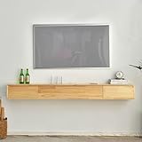 Support TV flottant : le design mural unique libère de l'espace au sol et vous aide à économiser de l'espace. Cette console TV flottante supporte jusqu'à 150 kg, permettant de ranger plus d'appareils et d'articles en dessous. Disponible dans les tailles de 120/140/160 cm (longueur) x 24 cm (largeur) x 20 cm (hauteur), il allie fonctionnalité et style moderne pour votre espace de vie.