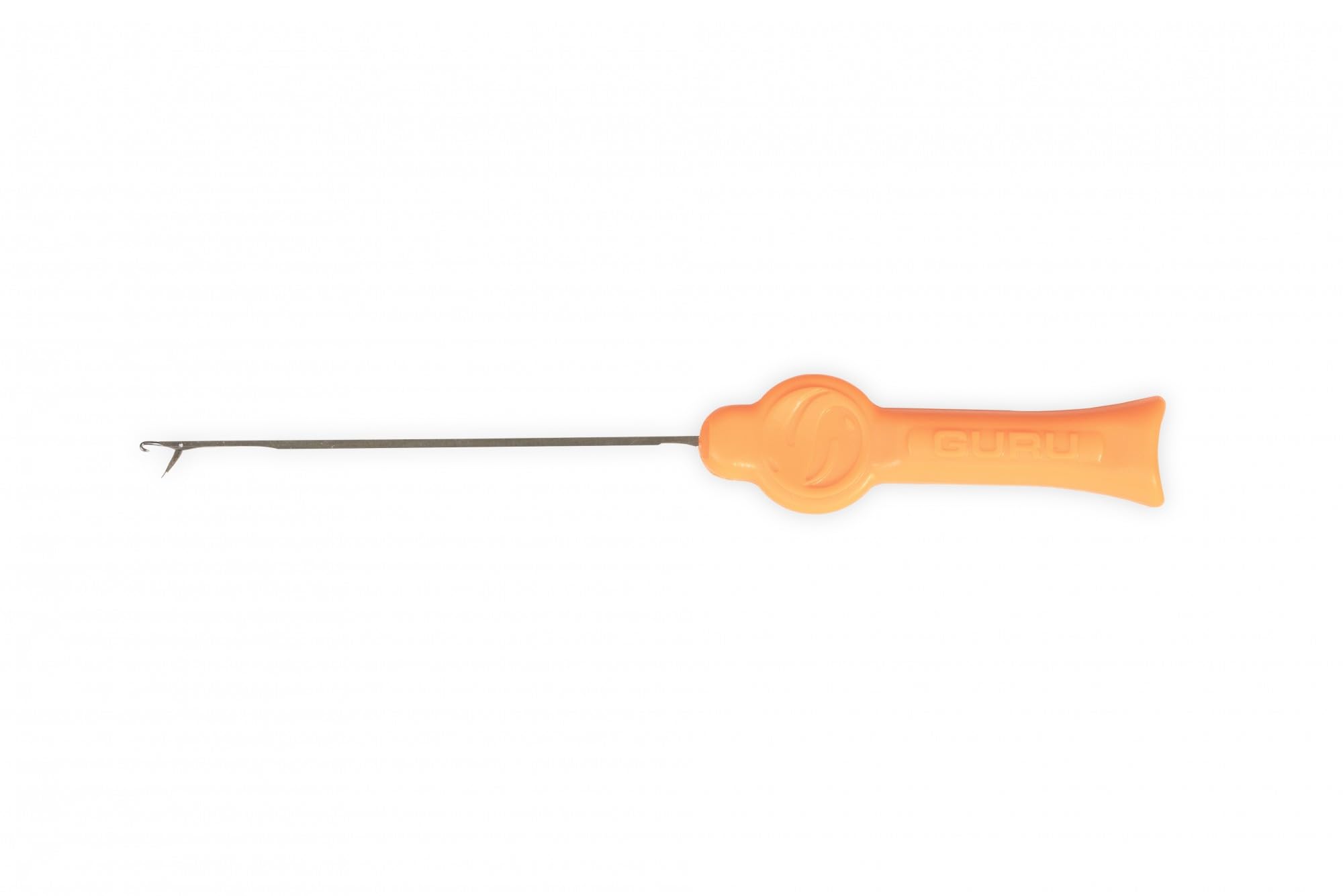 Guru Fine Gated Latch Needle, Coarse Match Fishing Baiting Tool, Delicate Hookbait Needle, Secure Latch, Orange Handle