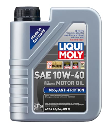 Liqui Moly 2042 MoS2 Anti-Friction 10W-40 Motor Oil - 1 Liter Bottle