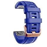 YUXUAN QuickFit - Cinturino di ricambio in silicone compatibile con Garmin Fenix 8 43 mm/epix Pro 42 mm, per Garmin Fenix 7S/6S/5S, 5S Plus, 6S/6S Pro, D2 Delta S, Descent Mk2S, media, Silicone, Non