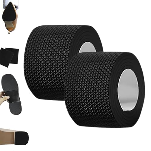 2 Rollen Rutschfeste Schuhpolster, Selbstklebende Schuhgriffe Aus Gummis, Antirutsch Sohle Für Glatte Schuhsohlen, Anti Rutsch Pads Schuhe, Sohlenschutz Pflaster, Für High Heels, Stiefel(5x100cm)