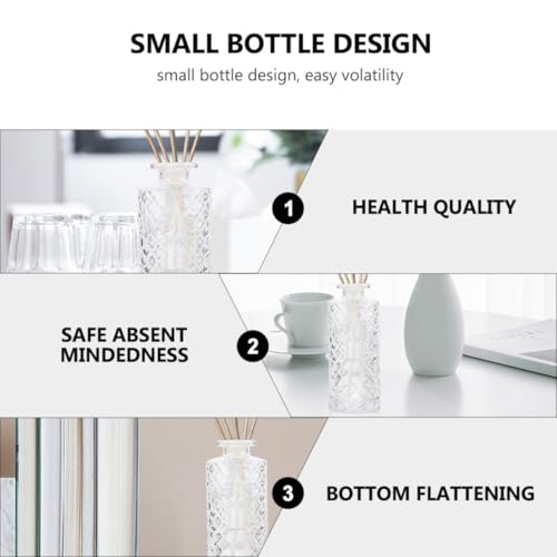 Botellas de Vidrio Ideales como Difusores de Perfume Recargables de 150ml para Frascos 8