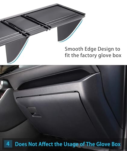 Jaronx Center Console Organizer Compatible with Toyota RAV4 2025 2024 2023 2022 2021 2020 2019, Center Console Glove Box Divider Storage Glove Box Organizer Tray - Thumbnail 7