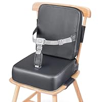 HOMEAL Booster Seat for Dining Table, Adjustable Kids Breathable Booster Seat for Kitchen