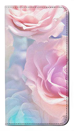 Étui OnePlus Nord N10 5G protection rabat portefeuille fleurs vintage pastel cuir