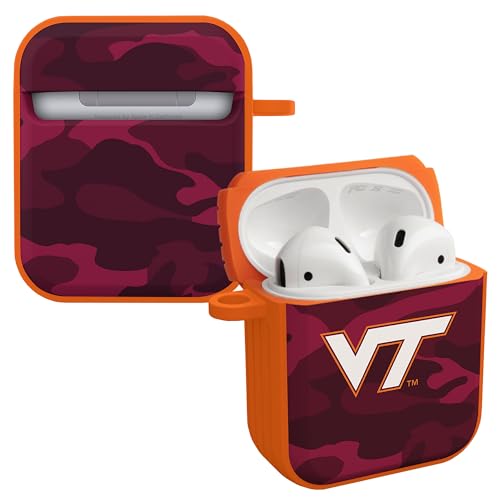 AFFINITY BANDS Virginia Tech Hokies Camo HDX Case Cover Compatible with Apple AirPods Generations 1 & 2