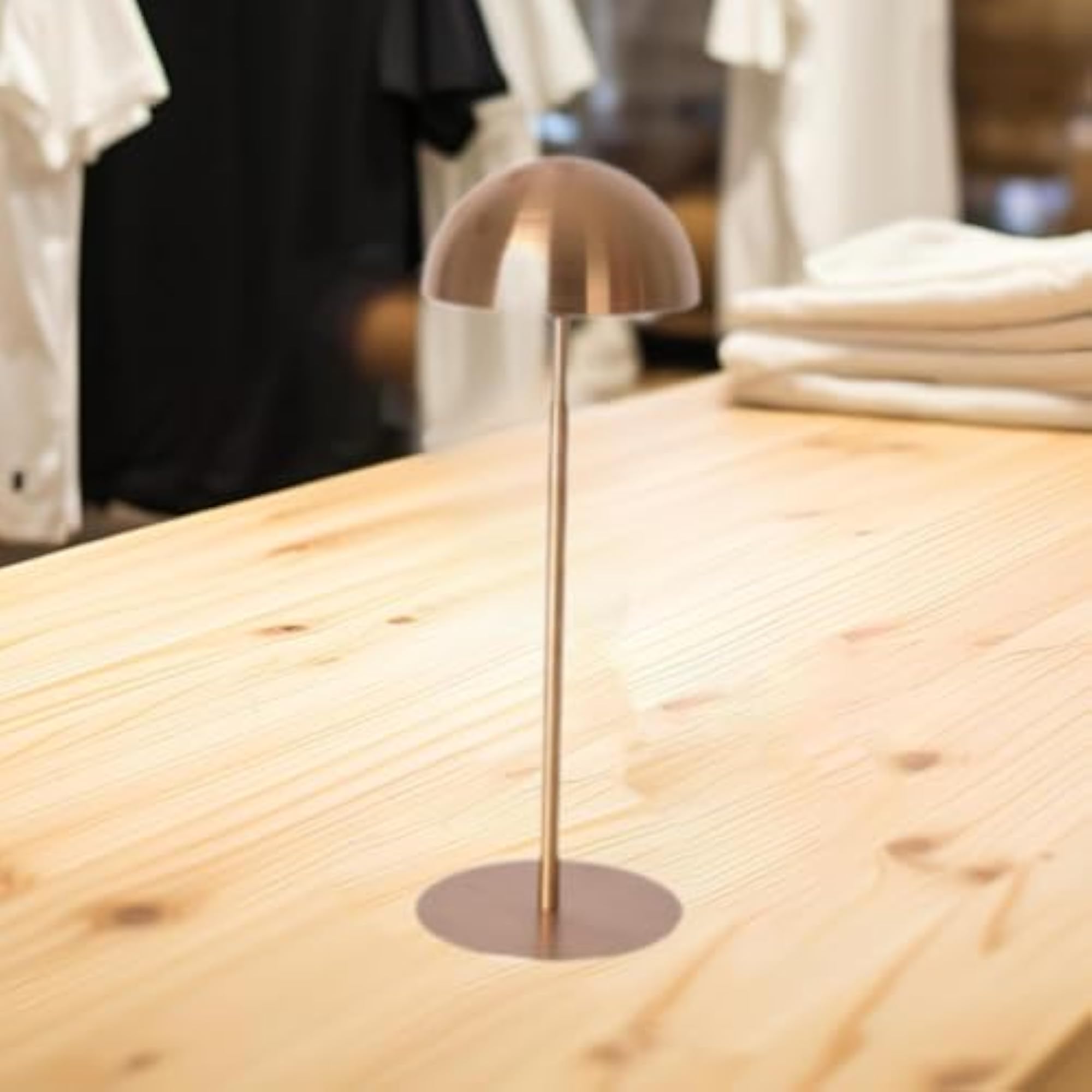 Hat Display Stand for Stores, Gold Base