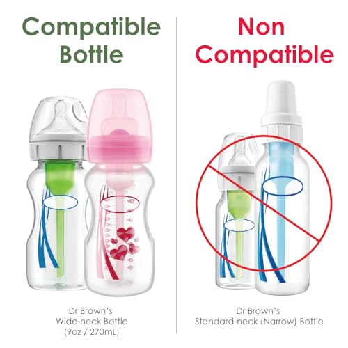 Image of Maymom Conversion Kit Compatible with Medela Sonata Freestyle Flex Pump in Style MaxFlow Pro Pro+ Pumps to be Compatible with Dr Brown's Wide-Neck Bottle, 2pc /pk