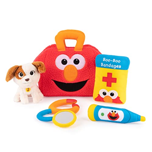 Kit de jeu sensoriel Elmo de 20 cm pour l'éveil des enfants au quotidien