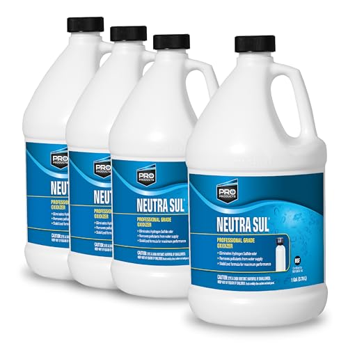 Pro Products Neutra Sul Professional Grade Oxidizer Helps Eliminate Odor and Impurities for Water Purification 1 Gallon Bottle 4-Pack