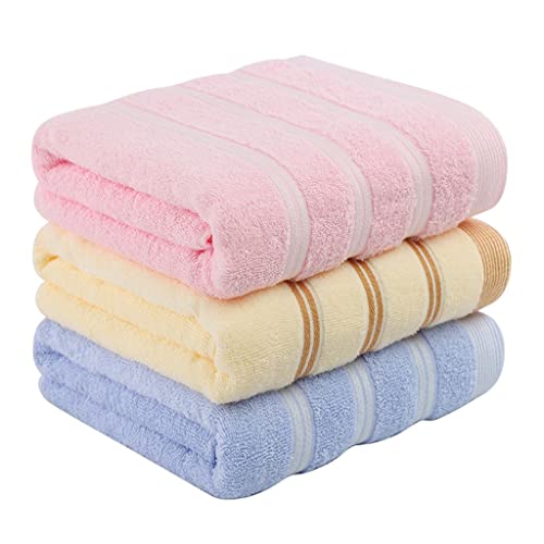 Serviette de bain en coton pour adultes - Kit duo 70x34cm et 140x70cm