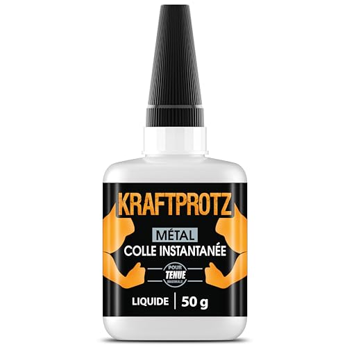 #rémunéré #Amazon<br>Colle liquide metal extra forte 50 g - super glue transparente XXL pour aluminium acier cuivre & fer - fluide & resistante a l'eau/chaleur - colle de precision pour reparations metal pro