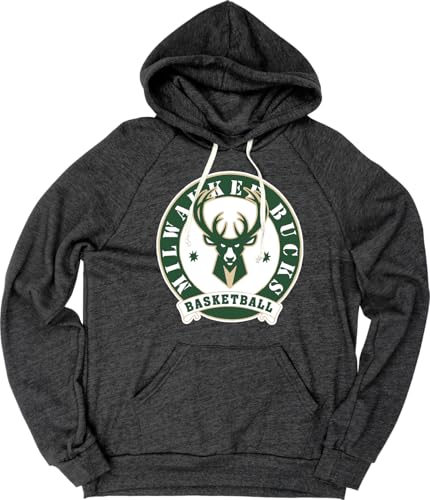 Blue 84 Standard NBA Officially Licensed Tri-Blend Hooded Sweatshirt Black