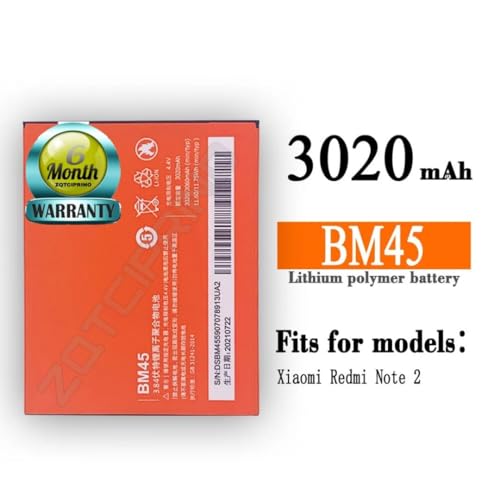 Image of Orignal BM45 Battery for Redmi Note 2 Battery with 6 Month Warranty***(CC22)