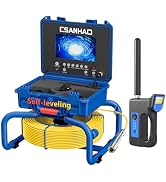 ESANHAO Inspectiecamera, pijpleiding, afstandsmeter met DVR, 7 inch, rugcamera...
