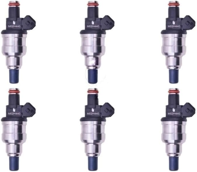 4pcs M02H440 Fuel Injector 440cc Compatible with Nissan RB20 RB24 RB25 RB26 RB30 R31 R32 Car Styling Engine Nozzle Injection Injector Valve Direct Replacement Fuel Injection Valve Kit