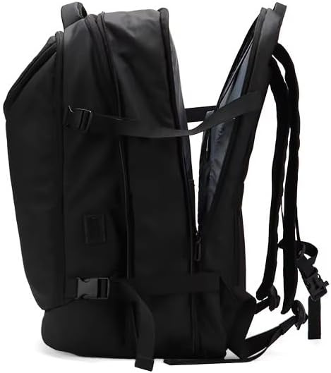 Vacuum compression backpack, multifunctional computer bag, large capacity expandable travel bag