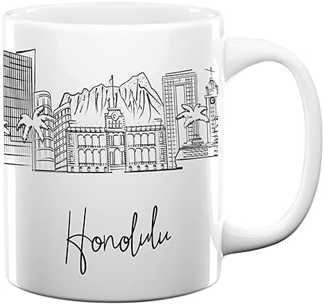 Miniatura 53 de TJ Originals - Taza de café de San Francisco, regalo de taza de café de recuerdo de viaje turístico, taza de cerámica Skyline de 11 oz, taza