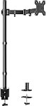 HUANUO Bras de moniteur unique avec 39 pole extra-tall, haut stand moniteur pour les écrans de 13 à 32 pouces et jusqu'à 38 d'écrans ultralarge de pouce, tenir 22 lbs, monture de moniteur avec pince C & Base de groseilles