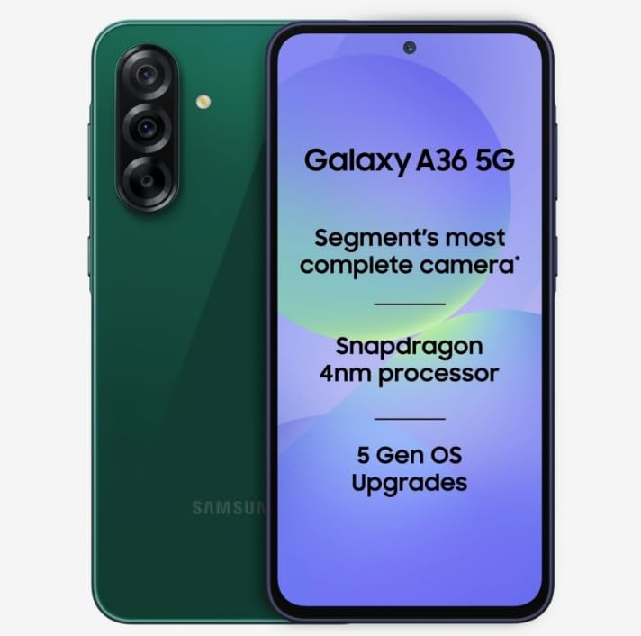 Samsung A36 5G (Dark Green, 256 GB) (8 GB RAM) Samsung A36 5G (Dark Green, 256 GB) (8 GB RAM)