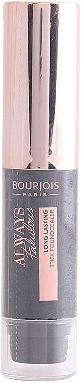 Bourjois Always Fabulous 24 Hour 2-in-1 Foundation and Concealer Stick with Blender, 200 Rose Vanilla