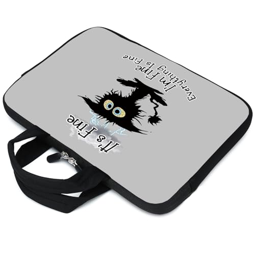 Funda para portátil de 15 pulgadas de neopreno con asa miniatura 3