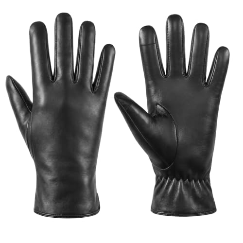 Image of Air Curvey Womens Winter Touch Screen Leather Gloves