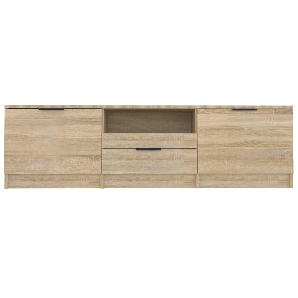 vidaXL Mobile porta TV, Rovere Sonoma, 140x35x40 cm, Legno ingegnerizzato, Supporto per TV fino a 60", Mobile con ripiani, Arredo soggiorno moderno, Sideboard