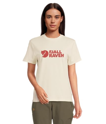 T-Shirt Femme Fjällräven Logo Tee W blanc anti irritation taille XS