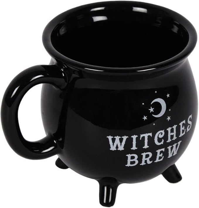 Witches Brew Black Ceramic Cauldron Mug - Image 2