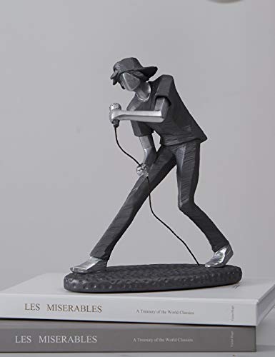 Amoy-Art Statue Musicien Figurine Sculpture Musicale Décor Résine Piano Cadeau 22cm - Les Beatles, Paul McCartney, John Lennon, RIngo Starr, George Harrison Amoy-Art Statue Musicien Figurine Sculpture Musicale Décor Résine Piano Cadeau 22cm – Image 3