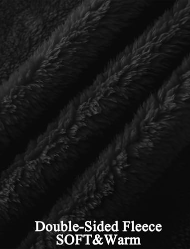 EXARUS Girls Fleece Vest Stand Collar Sleeveless Lightweight Soft Zipper with Pockets Outwear Winter Thermal 6-12Y3