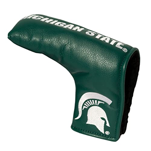 Team Golf NCAA Michigan State Spartans Vintage Blade Putter Cover Golf Club Vintage Blade Putter Headcover, Form Fitting Design, Fits Scotty Cameron, Taylormade, Odyssey, Titleist, Ping, Callaway