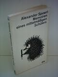  Alexander Spoerl : Memoiren eines mittelmäßigen Schülers [Taschenbuch]