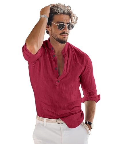 Image of Combo of Men Solid Cotton Blend Straight Kurta Shirt Pack of 2