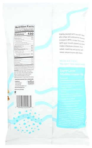 Image of 365 by Whole Foods Market, Sea Salt Pita Chips, 18 Ounce