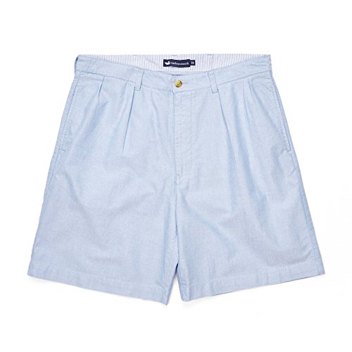 Southern Marsh Regatta Short 8 - Pleated Light Blue